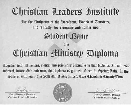 Order Official Diploma (Tier 1) (Digital Download)
