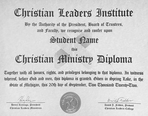 Diploma of Ministry (Tier 1)