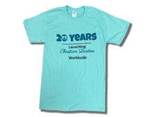 Load image into Gallery viewer, 20 Years of Launching Christian Leaders Shirt (Classic Logo) ($1 BLOW OUT SALE!)
