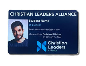 Ordained/Licensed Minister Student ID