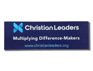Reusable Christian Leaders Bumper Sticker